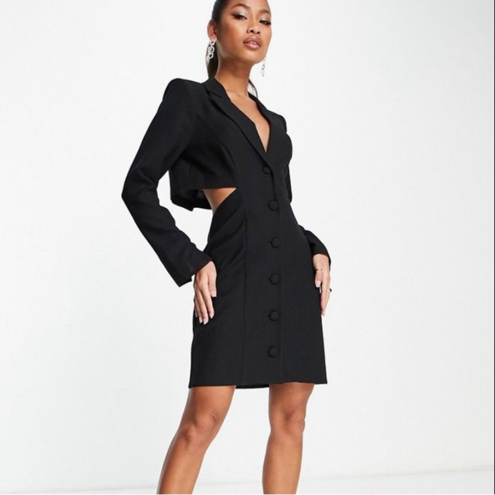 Black blazer dress
